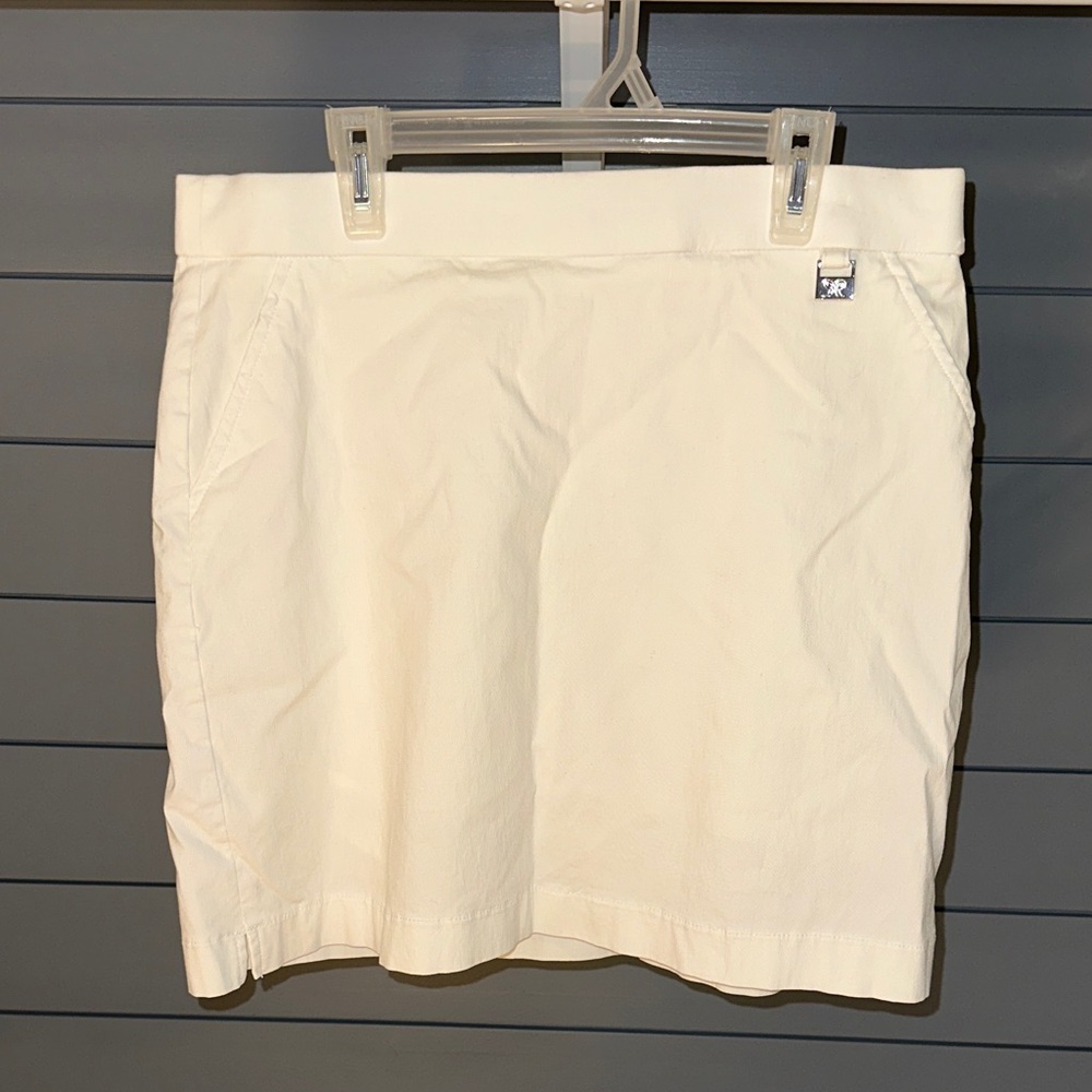 Rafaella White skirt with under liner